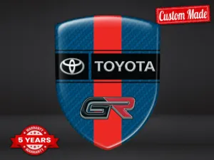 Toyota Badge Emblemi Auto Resistenti Max Sport Chic